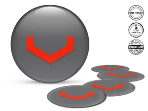 Vossen Adesivi Cerchio Stile Loghi Cupola Stilosi
